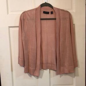 Pink Long Sleeve Cardigan